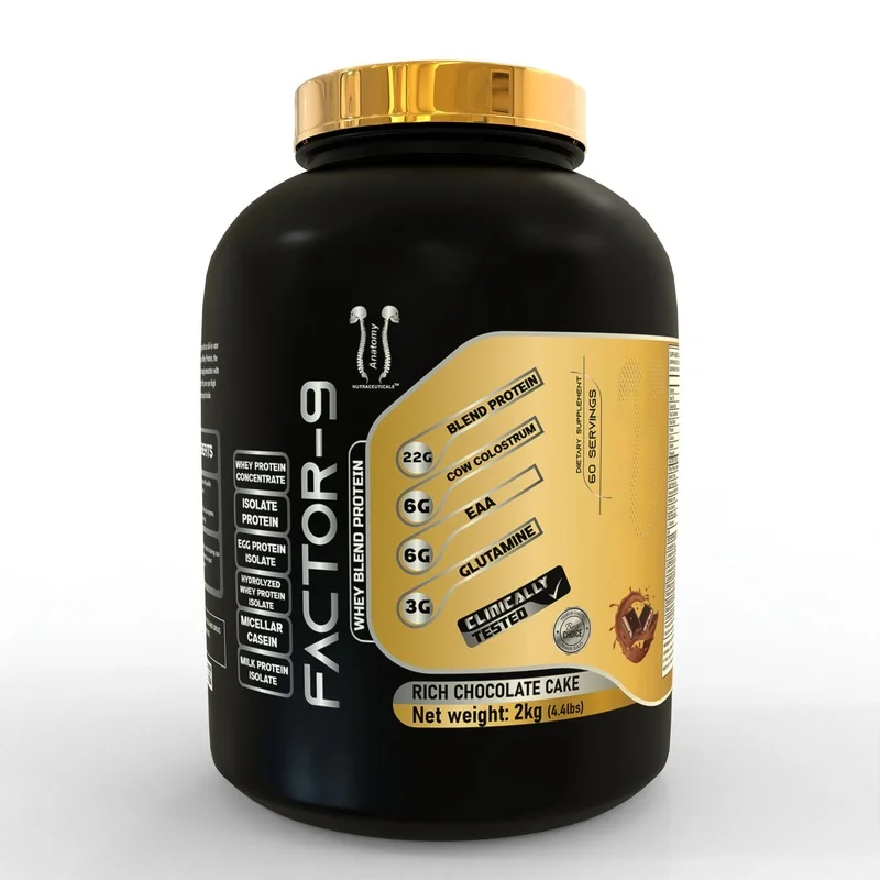 Anatomy Factor-9 Whey Blend | 2kg | 60 servings